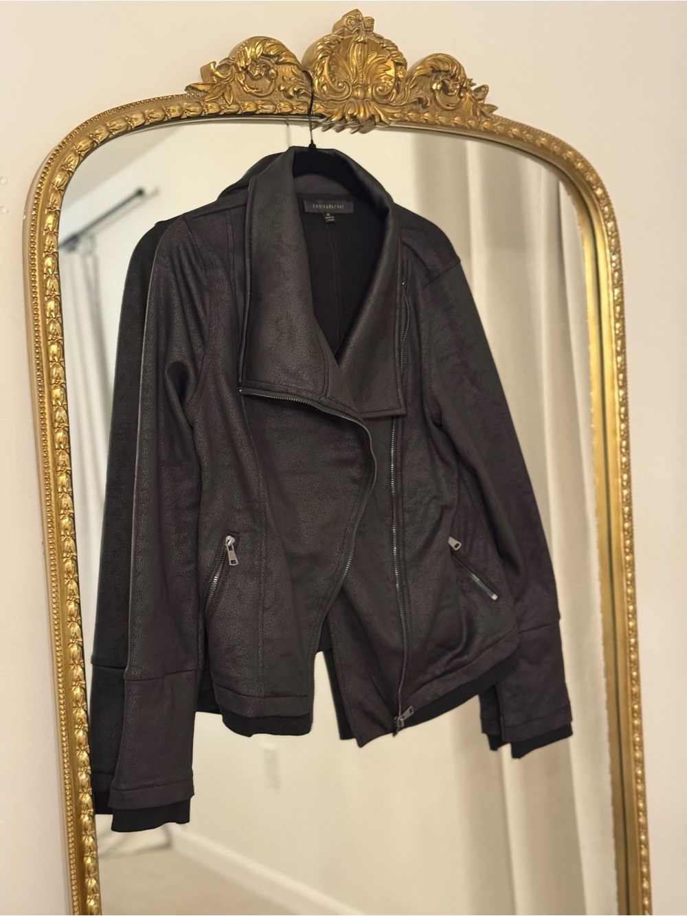 Vici Black Faux Leather Moto Jacket